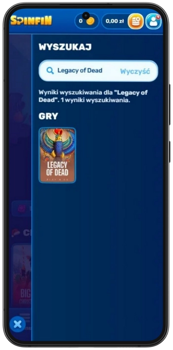 Wyszukanie gry Legacy of Dead